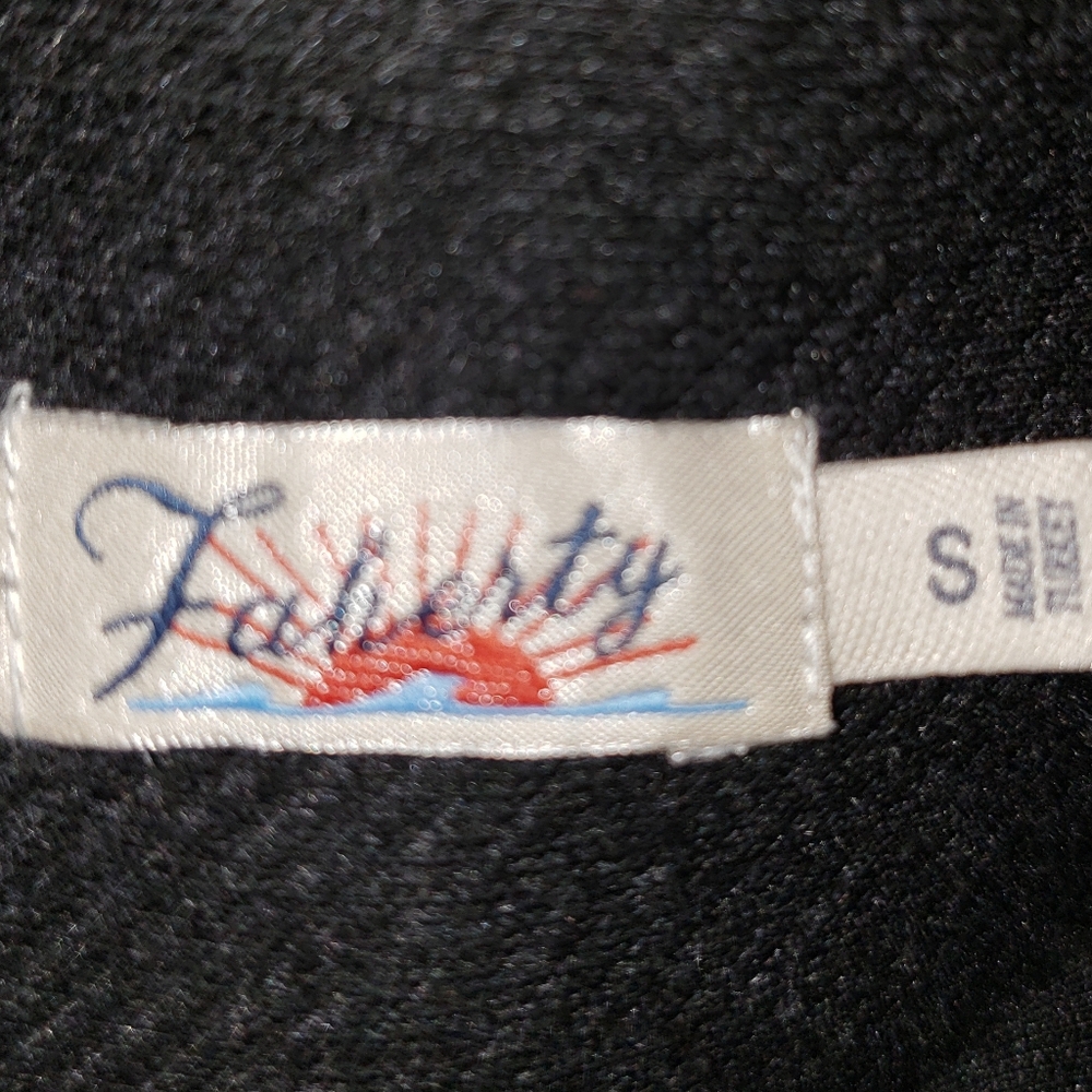 Faherty Legend Sweater Shirt In Heathered Black Twill - Picture 5 of 8